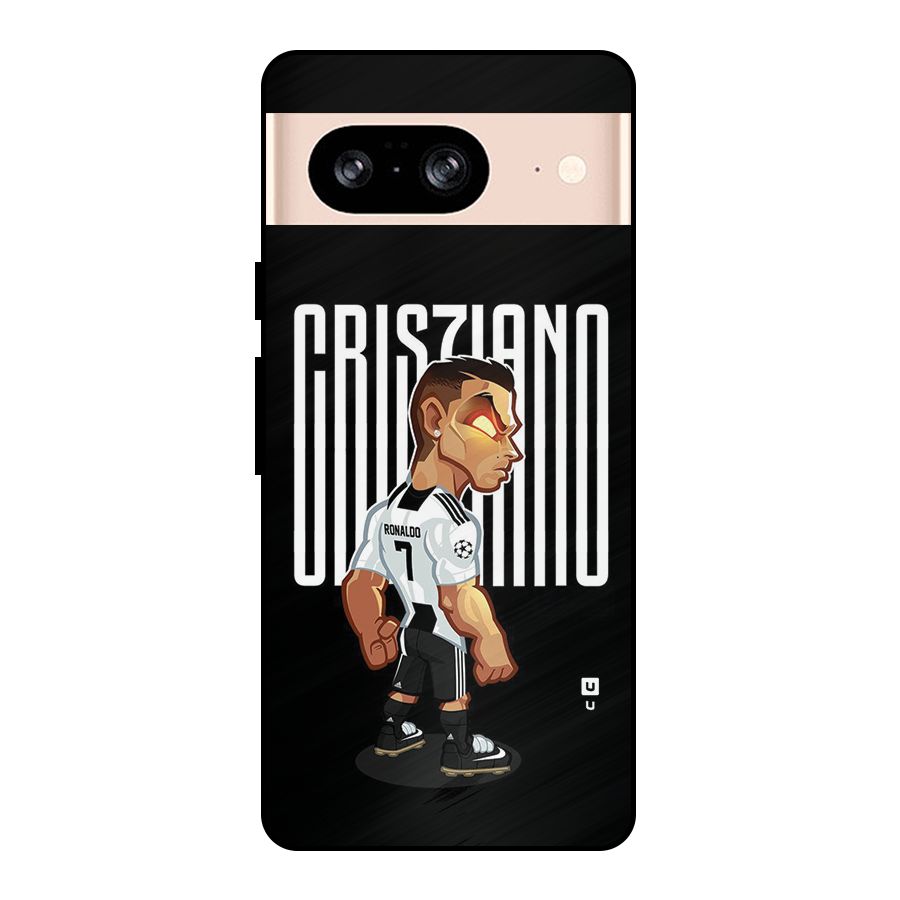 Soccer Star Metal Back Case for Google Pixel 8