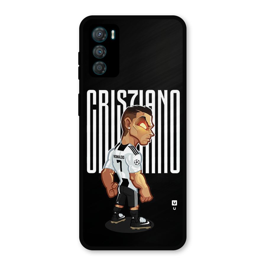 Soccer Star Metal Back Case for Moto G42