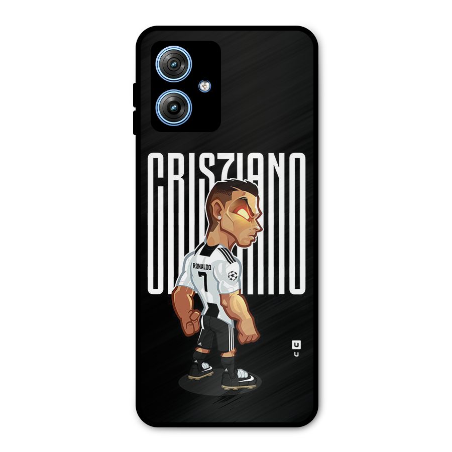 Soccer Star Metal Back Case for Moto G54