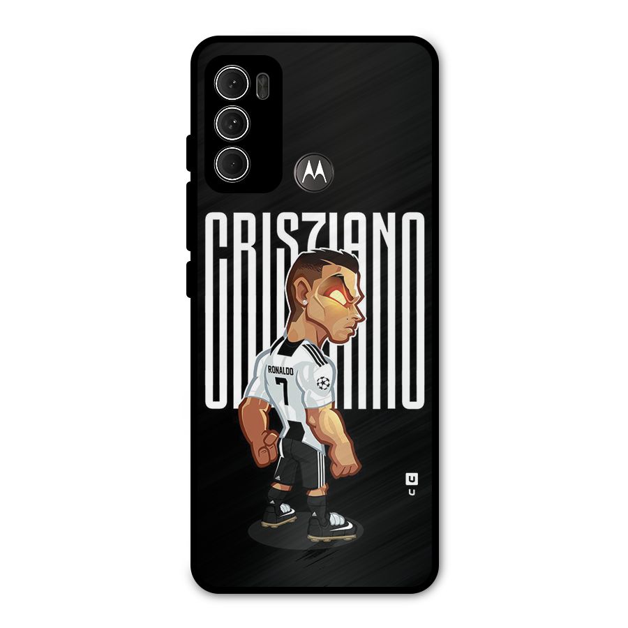 Soccer Star Metal Back Case for Moto G60