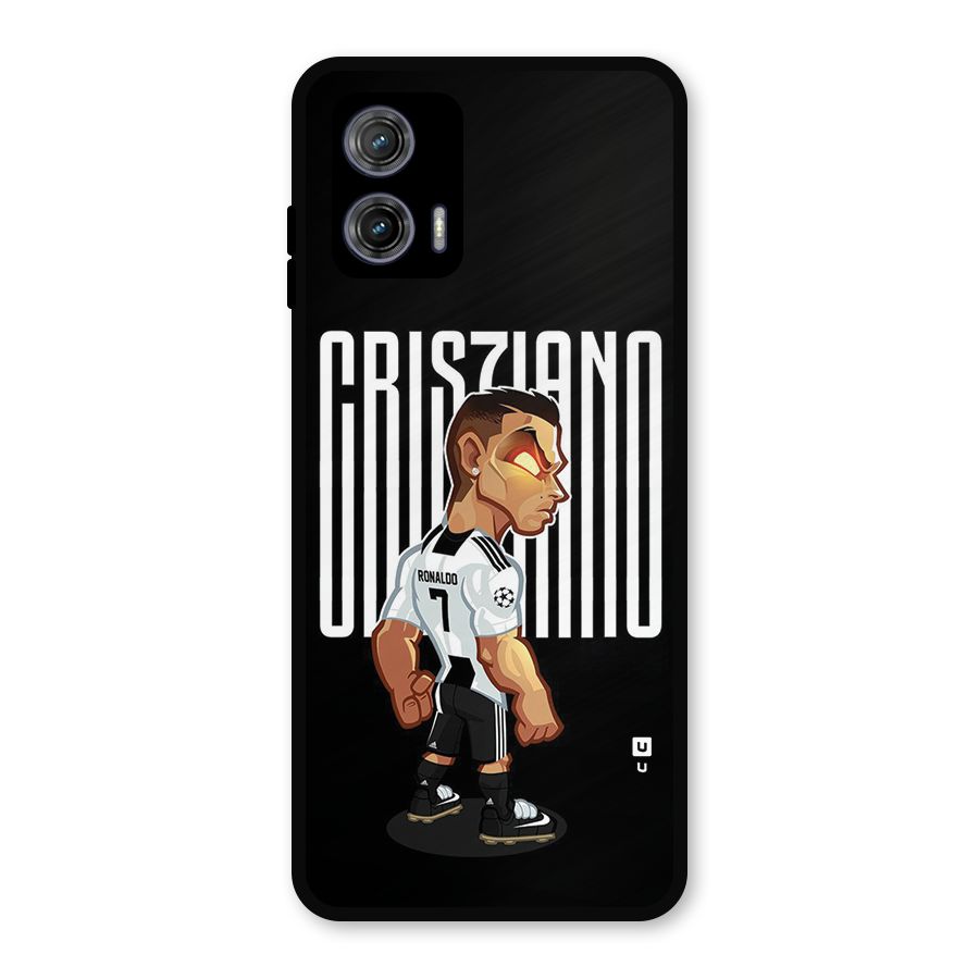 Soccer Star Metal Back Case for Moto G73