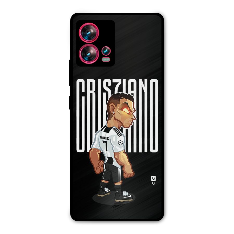 Soccer Star Metal Back Case for Motorola Edge 30 Fusion