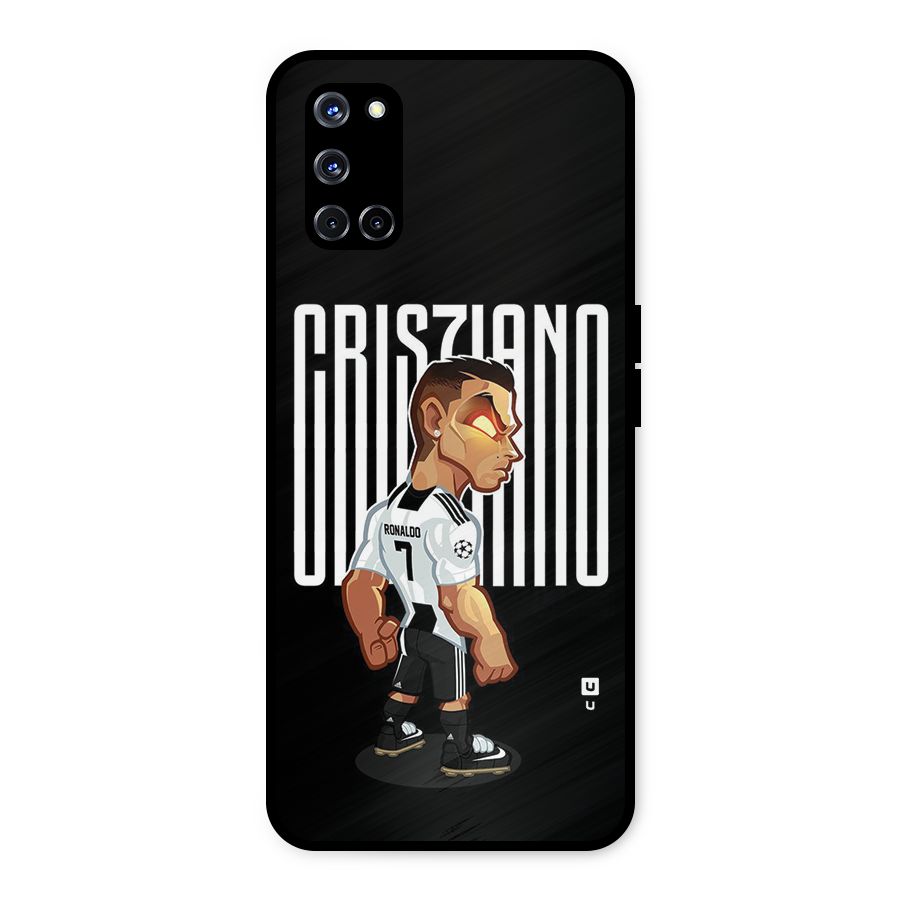 Soccer Star Metal Back Case for Oppo A52