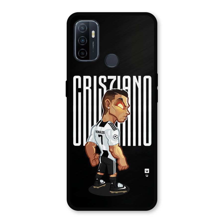 Soccer Star Metal Back Case for Oppo A53