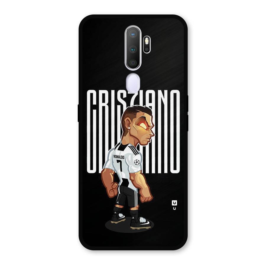 Soccer Star Metal Back Case for Oppo A5 (2020)