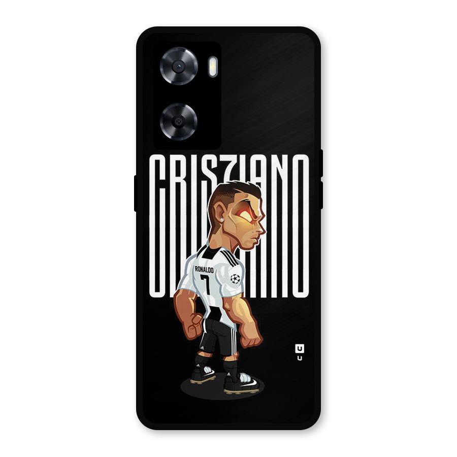 Soccer Star Metal Back Case for Oppo A77