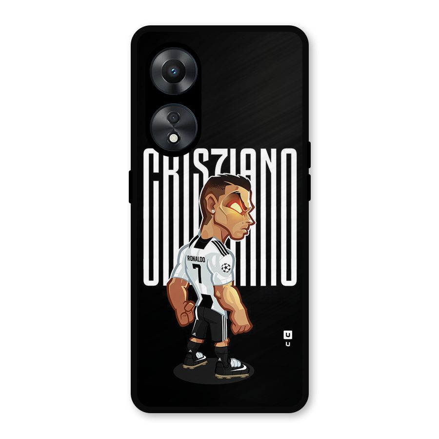 Soccer Star Metal Back Case for Oppo A78