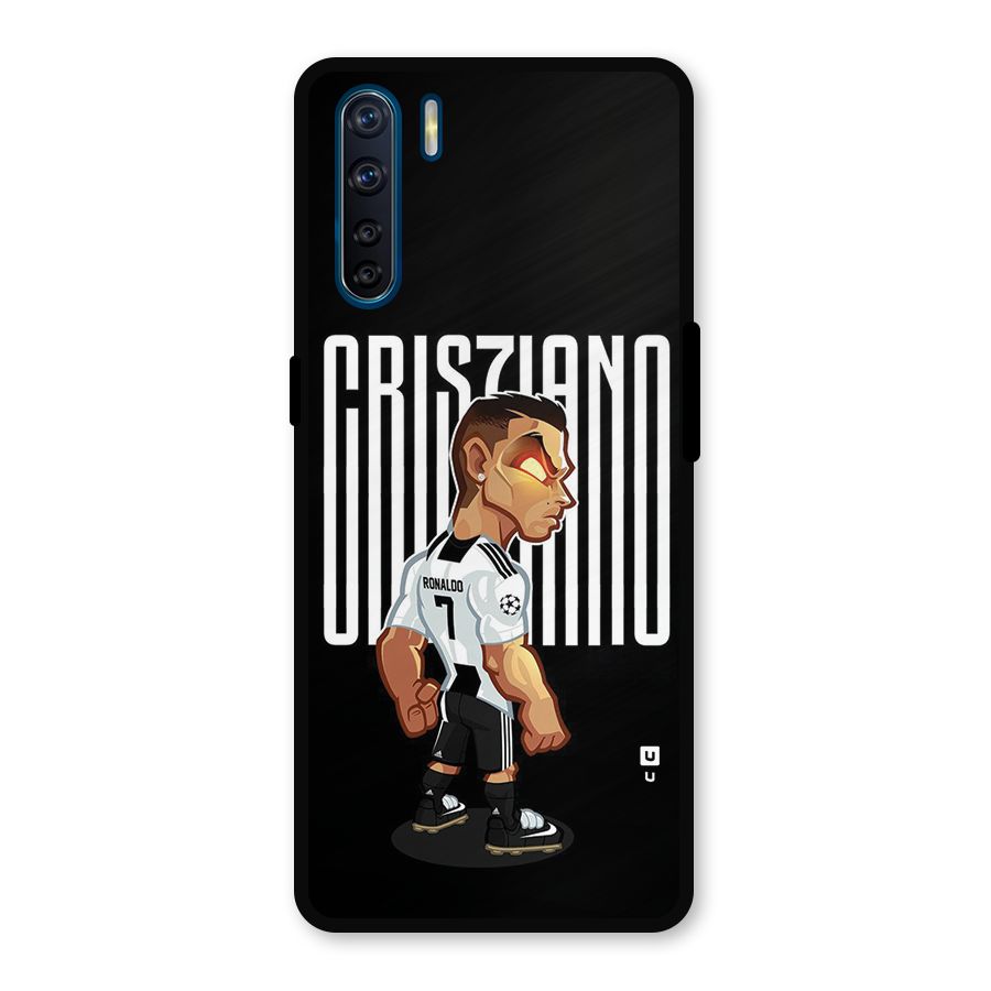 Soccer Star Metal Back Case for Oppo F15