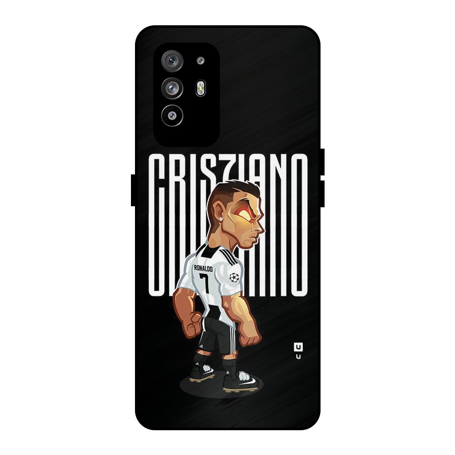 Soccer Star Metal Back Case for Oppo F19 Pro Plus 5G