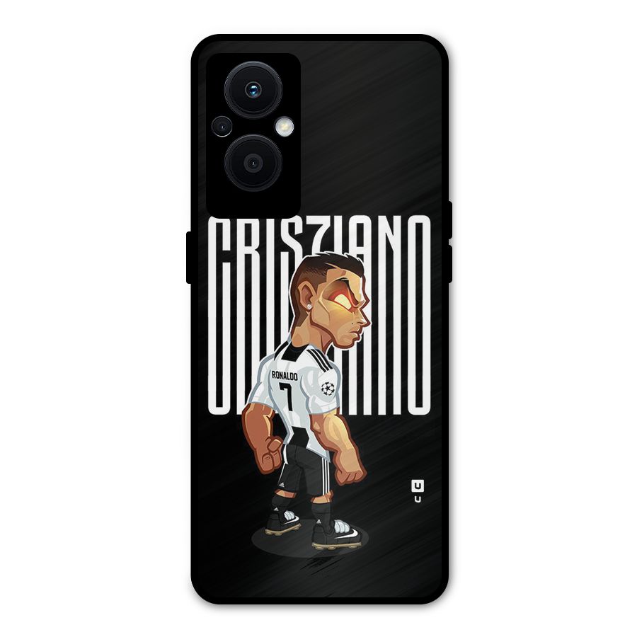 Soccer Star Metal Back Case for Oppo F21 Pro 5G