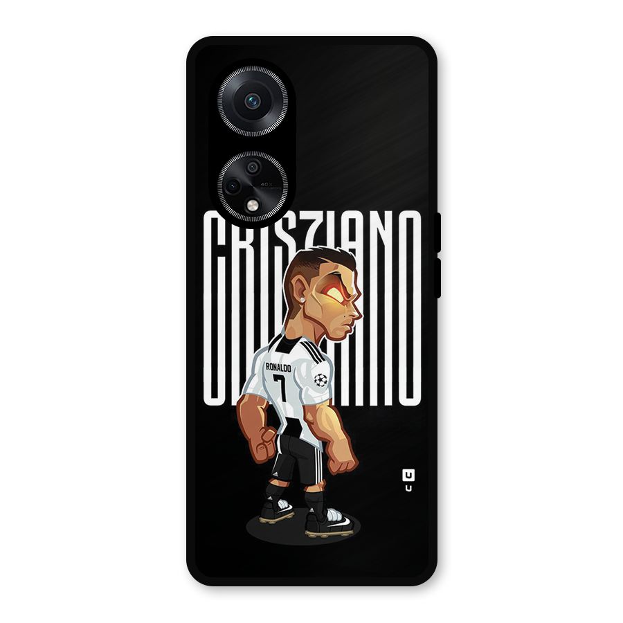 Soccer Star Metal Back Case for Oppo F23