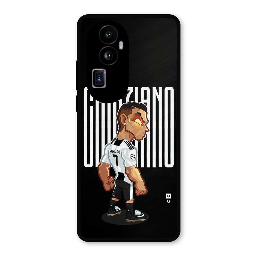 Soccer Star Metal Back Case for Oppo Reno10 Pro Plus
