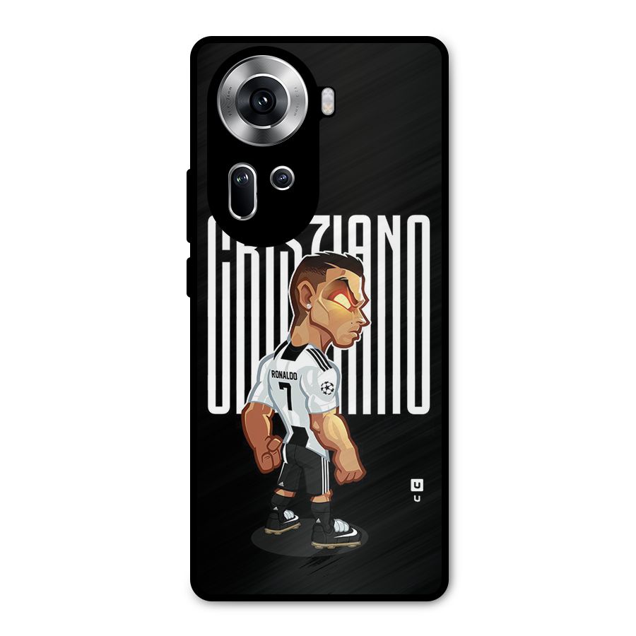 Soccer Star Metal Back Case for Oppo Reno11 5G