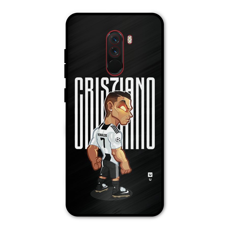Soccer Star Metal Back Case for Poco F1