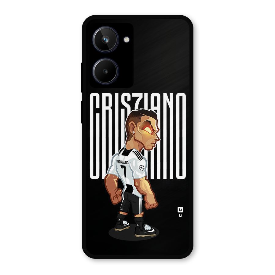 Soccer Star Metal Back Case for Realme 10