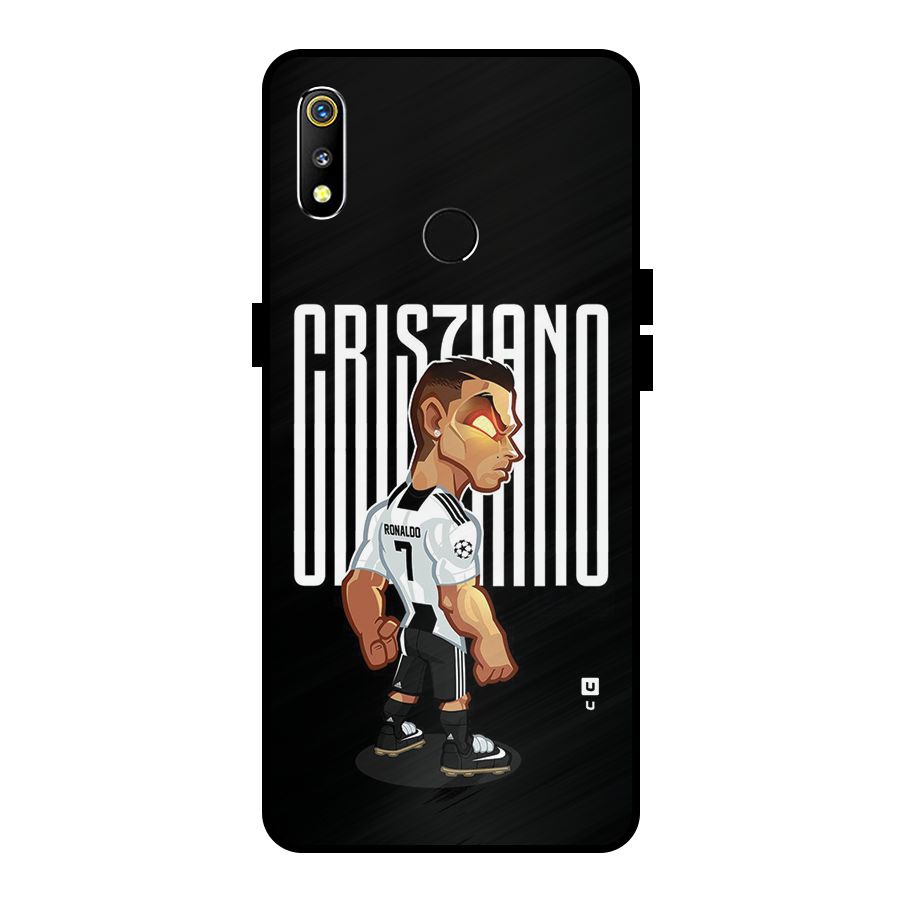 Soccer Star Metal Back Case for Realme 3i