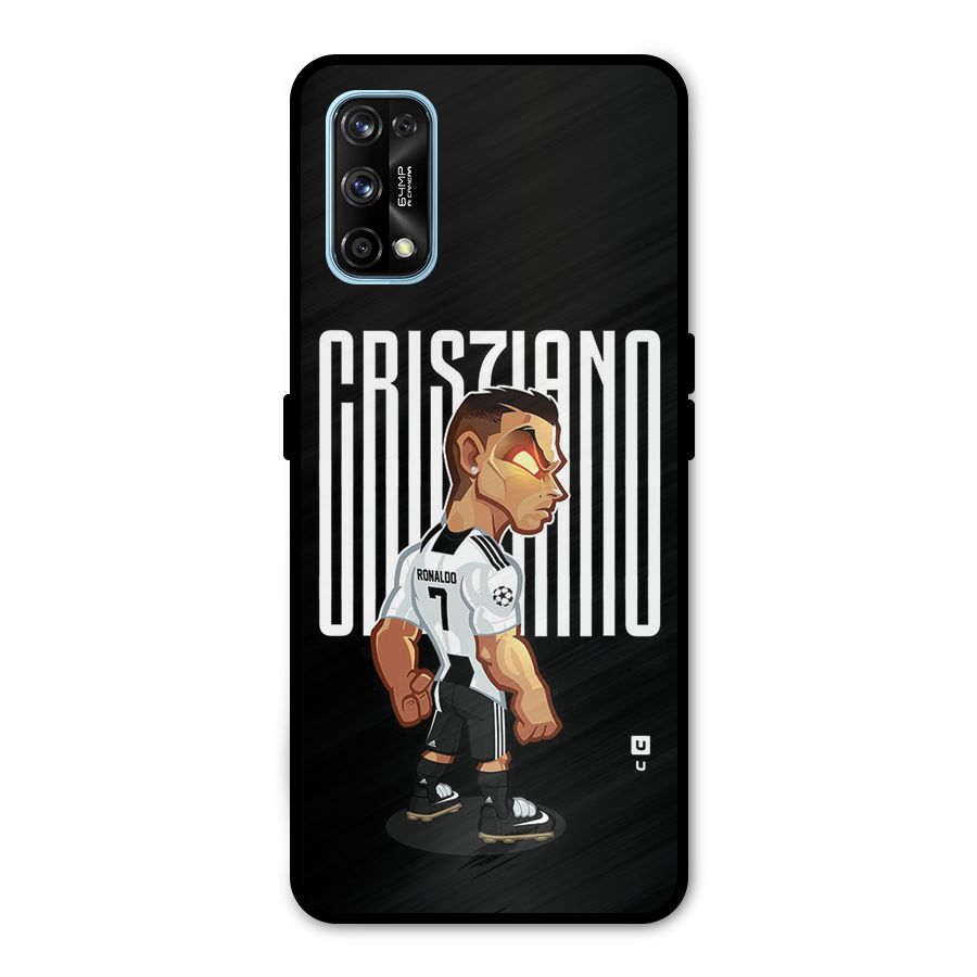 Soccer Star Metal Back Case for Realme 7 Pro