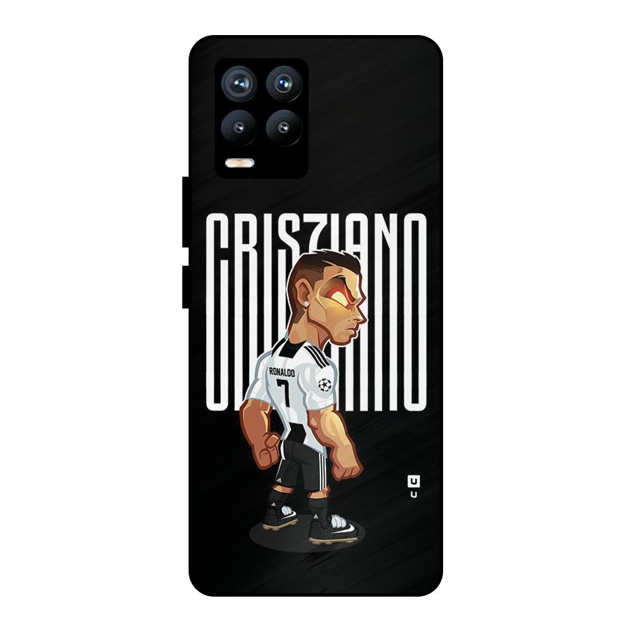 Soccer Star Metal Back Case for Realme 8