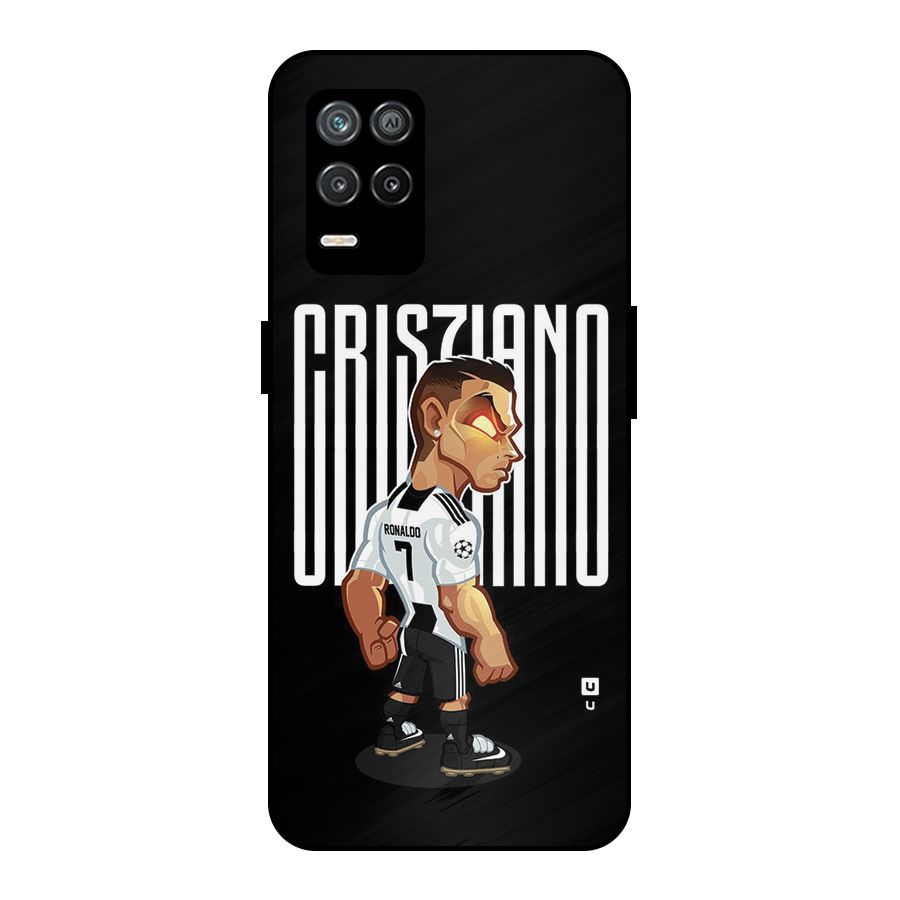 Soccer Star Metal Back Case for Realme 8s 5G