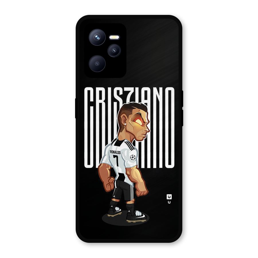 Soccer Star Metal Back Case for Realme C35