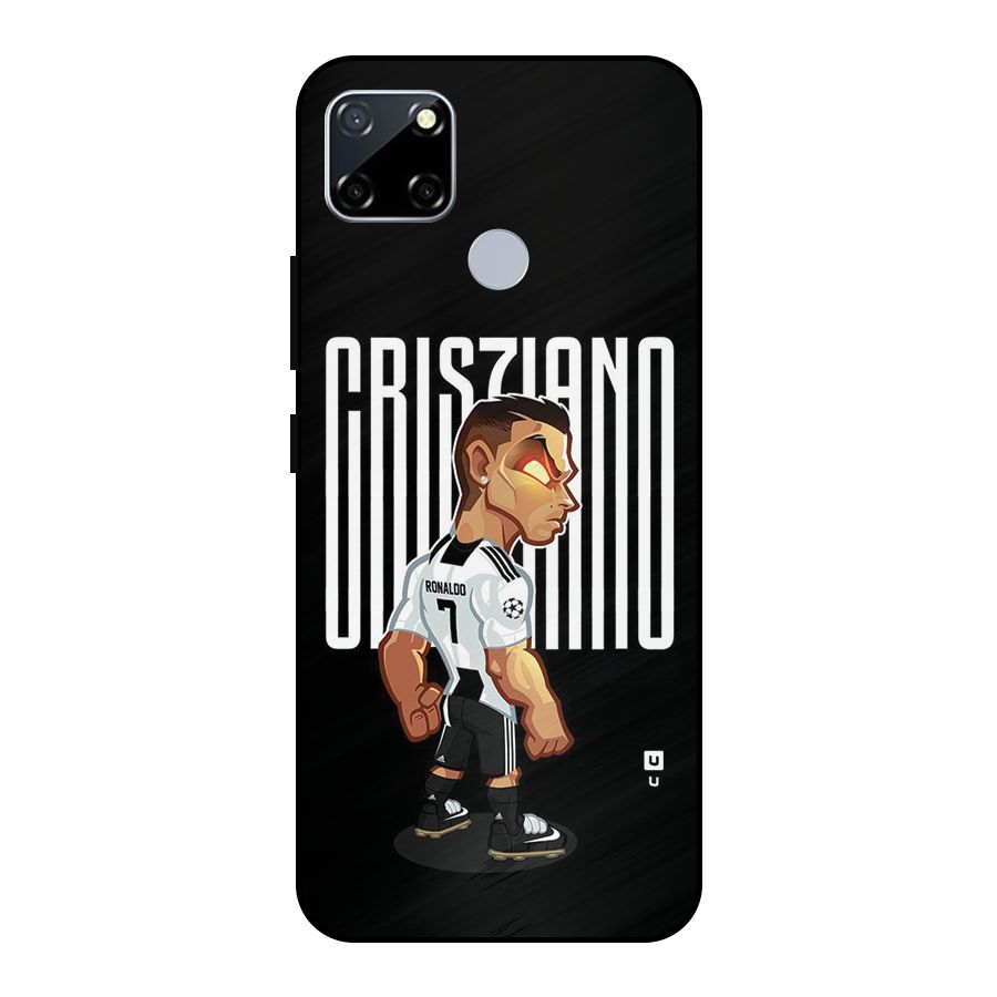 Soccer Star Metal Back Case for Realme Narzo 30A