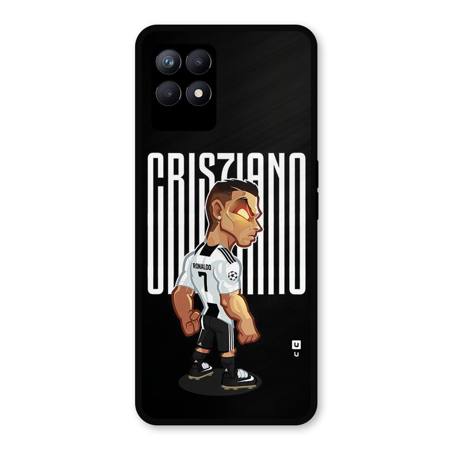 Soccer Star Metal Back Case for Realme Narzo 50