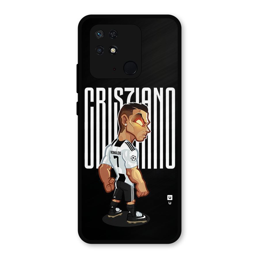 Soccer Star Metal Back Case for Redmi 10 Power
