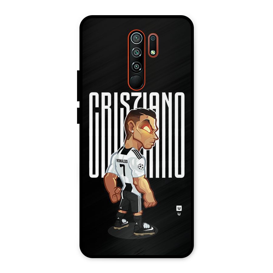 Soccer Star Metal Back Case for Redmi 9 Prime