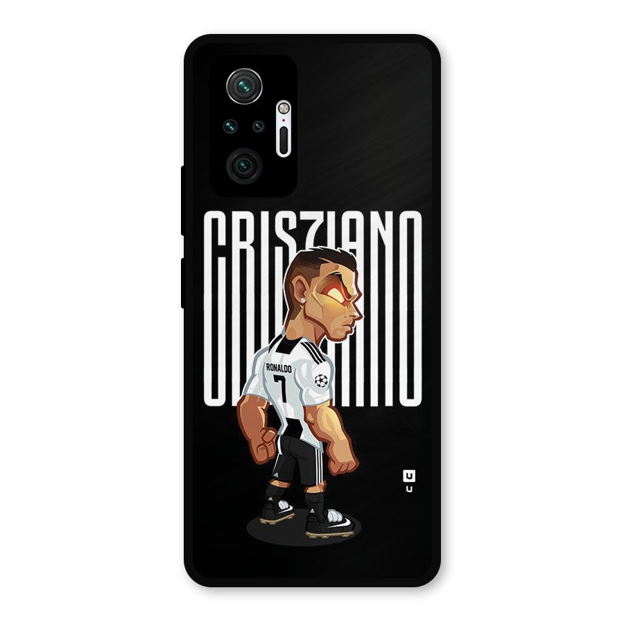 Soccer Star Metal Back Case for Redmi Note 10 Pro Max