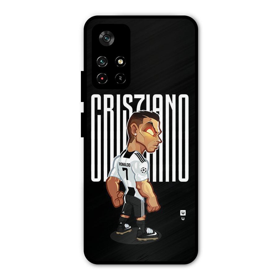Soccer Star Metal Back Case for Redmi Note 11T 5G