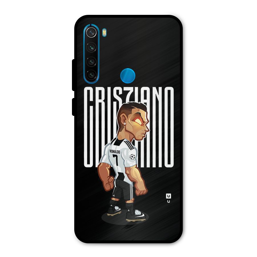 Soccer Star Metal Back Case for Redmi Note 8