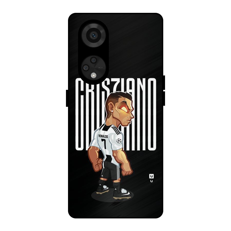 Soccer Star Metal Back Case for Reno8 T 5G