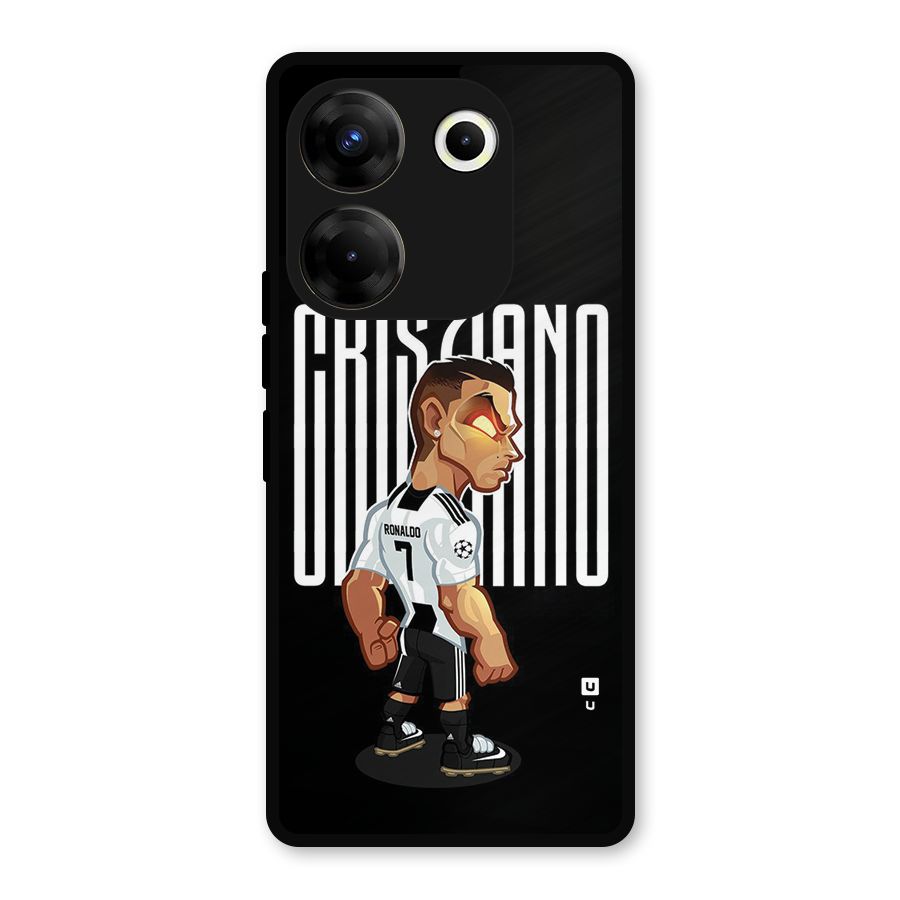 Soccer Star Metal Back Case for Tecno Camon 20 Pro