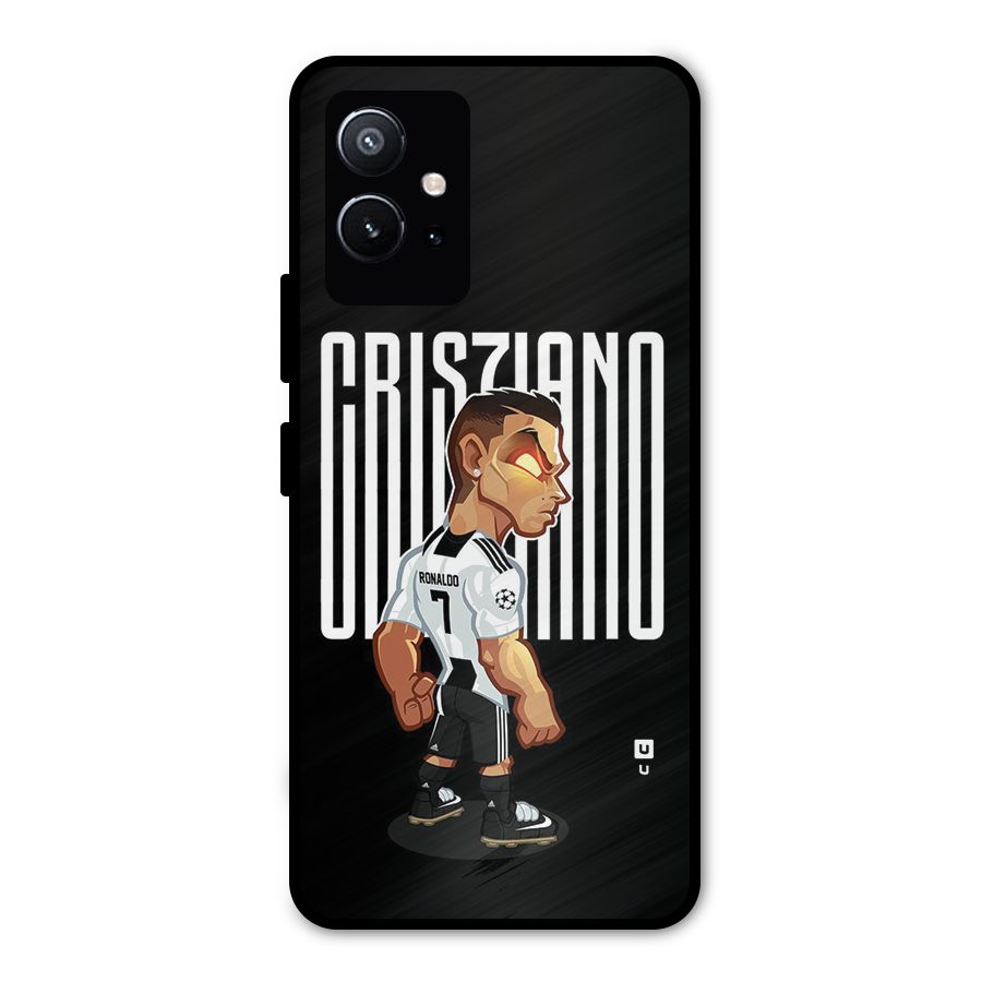 Soccer Star Metal Back Case for Vivo T1 5G