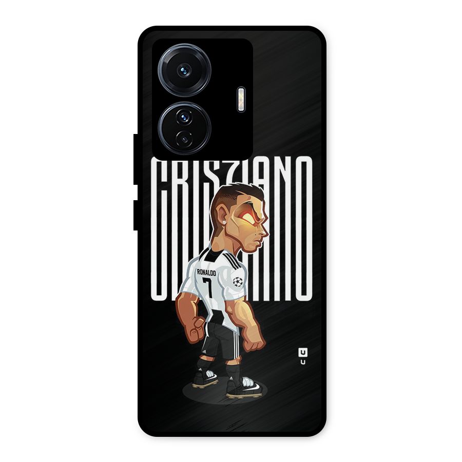 Soccer Star Metal Back Case for Vivo T1 Pro