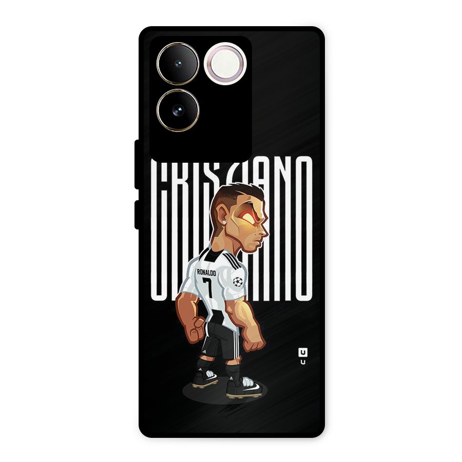 Soccer Star Metal Back Case for Vivo T2 Pro