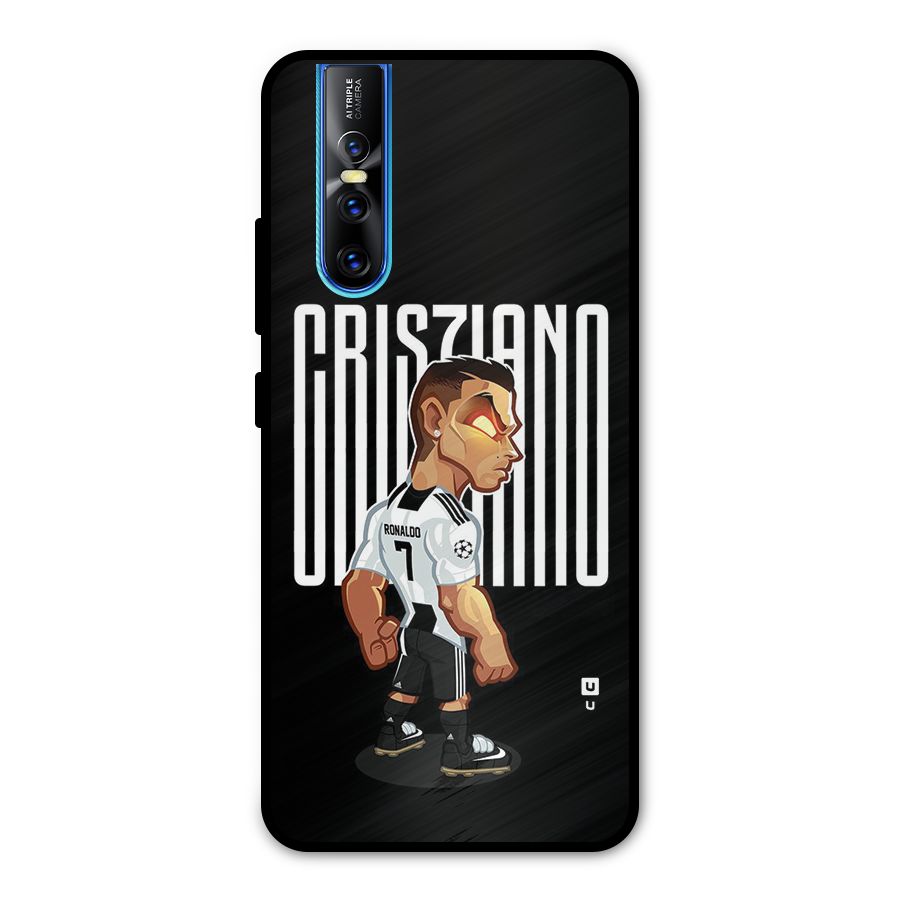 Soccer Star Metal Back Case for Vivo V15 Pro