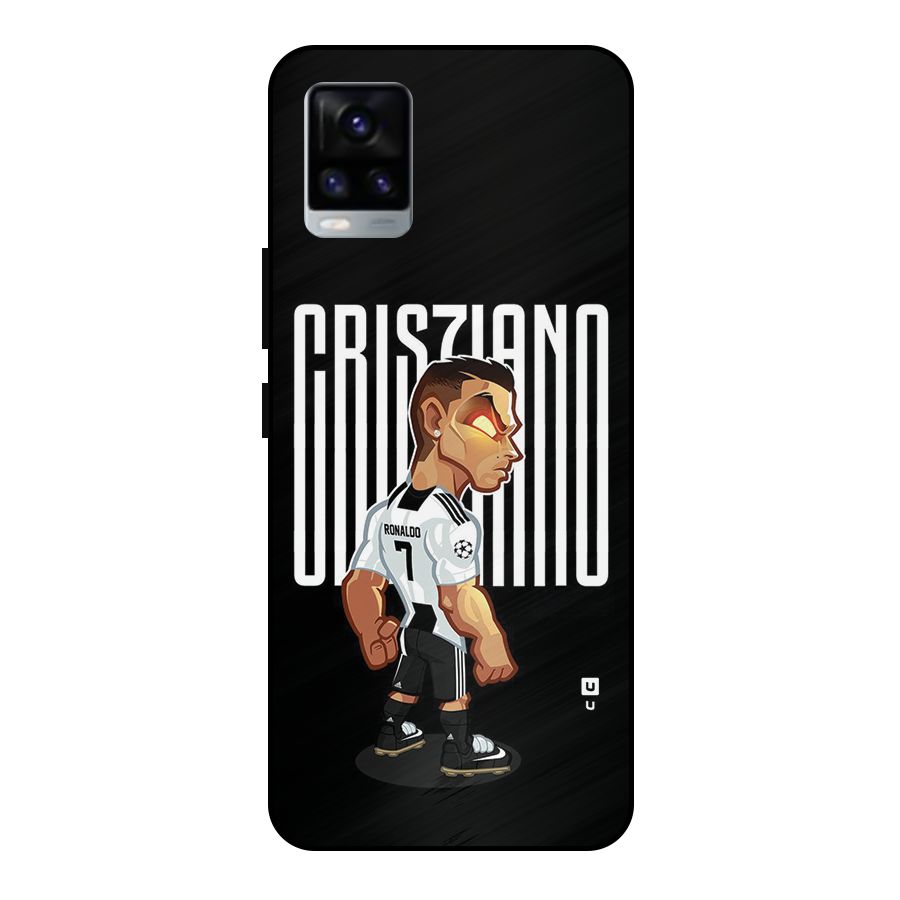 Soccer Star Metal Back Case for Vivo V20 2021