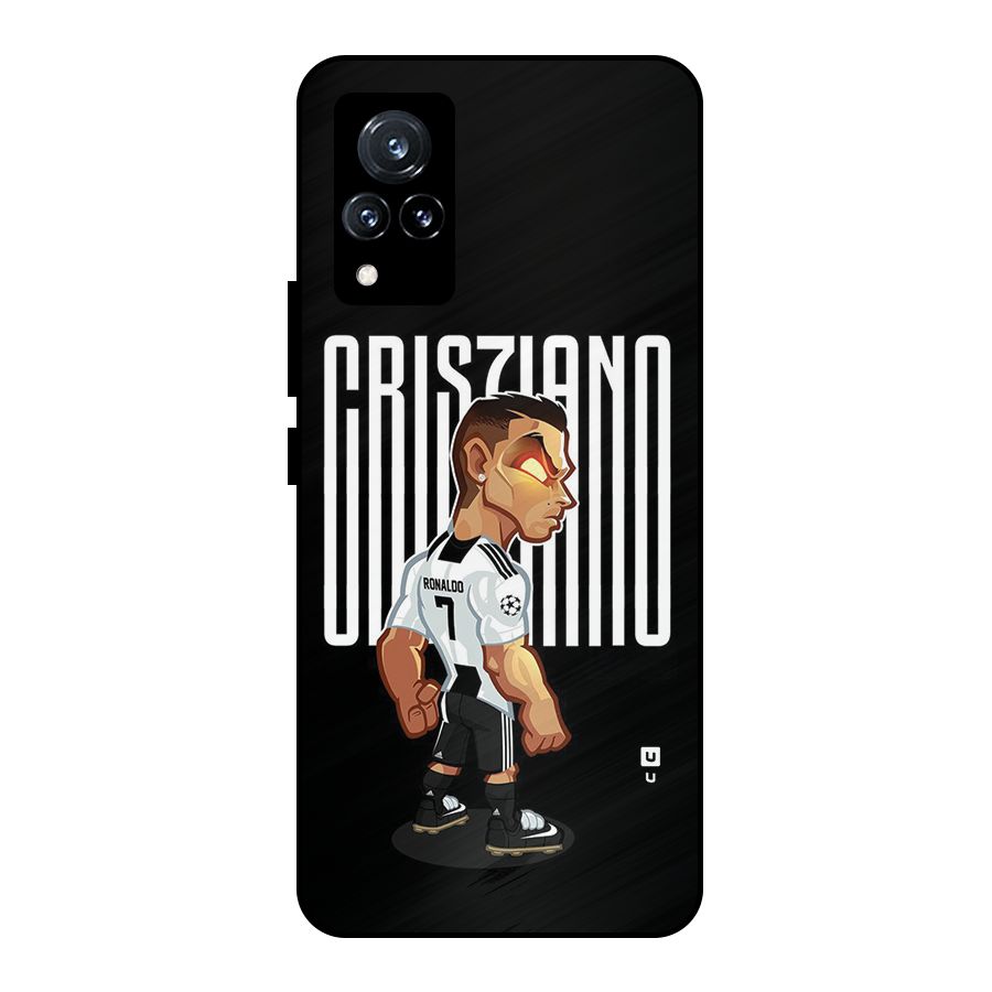 Soccer Star Metal Back Case for Vivo V21 5G
