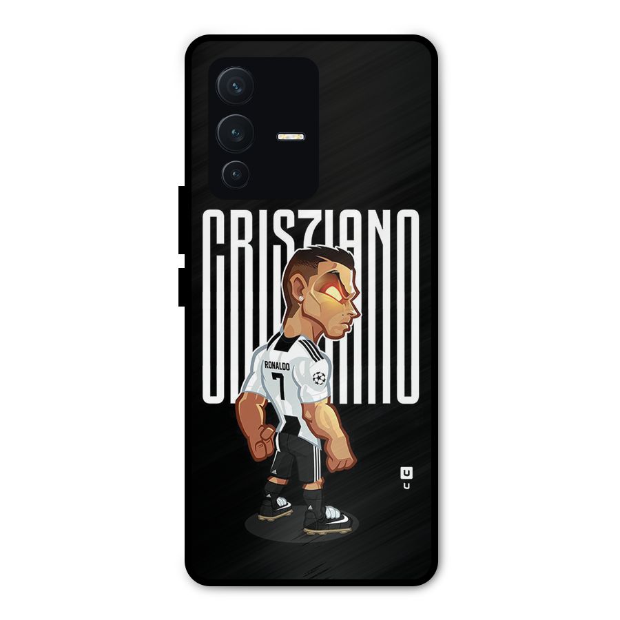 Soccer Star Metal Back Case for Vivo V23 Pro