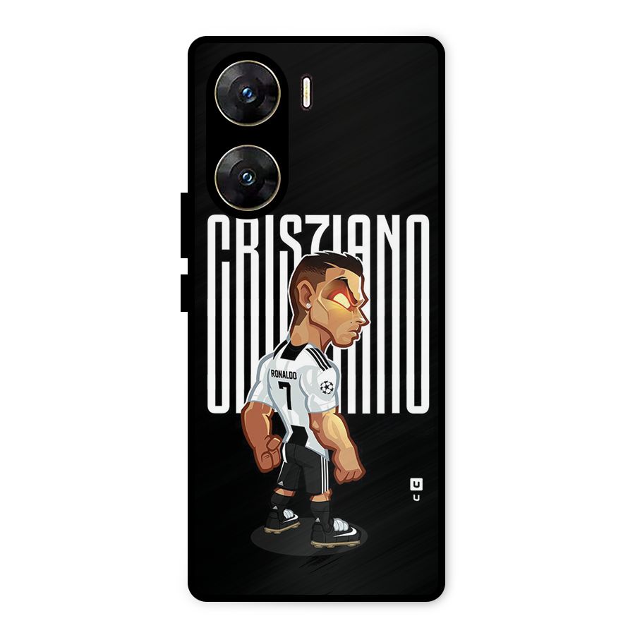 Soccer Star Metal Back Case for Vivo V29e