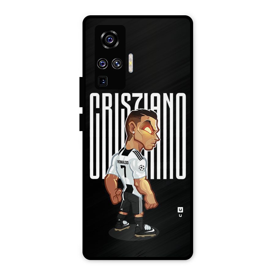 Soccer Star Metal Back Case for Vivo X50 Pro