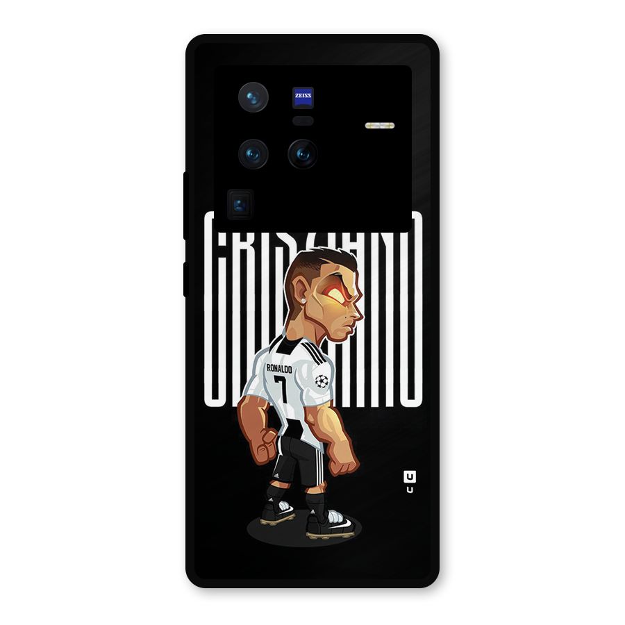 Soccer Star Metal Back Case for Vivo X80 Pro
