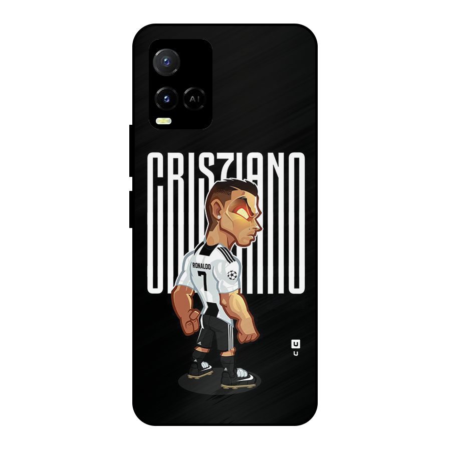 Soccer Star Metal Back Case for Vivo Y21