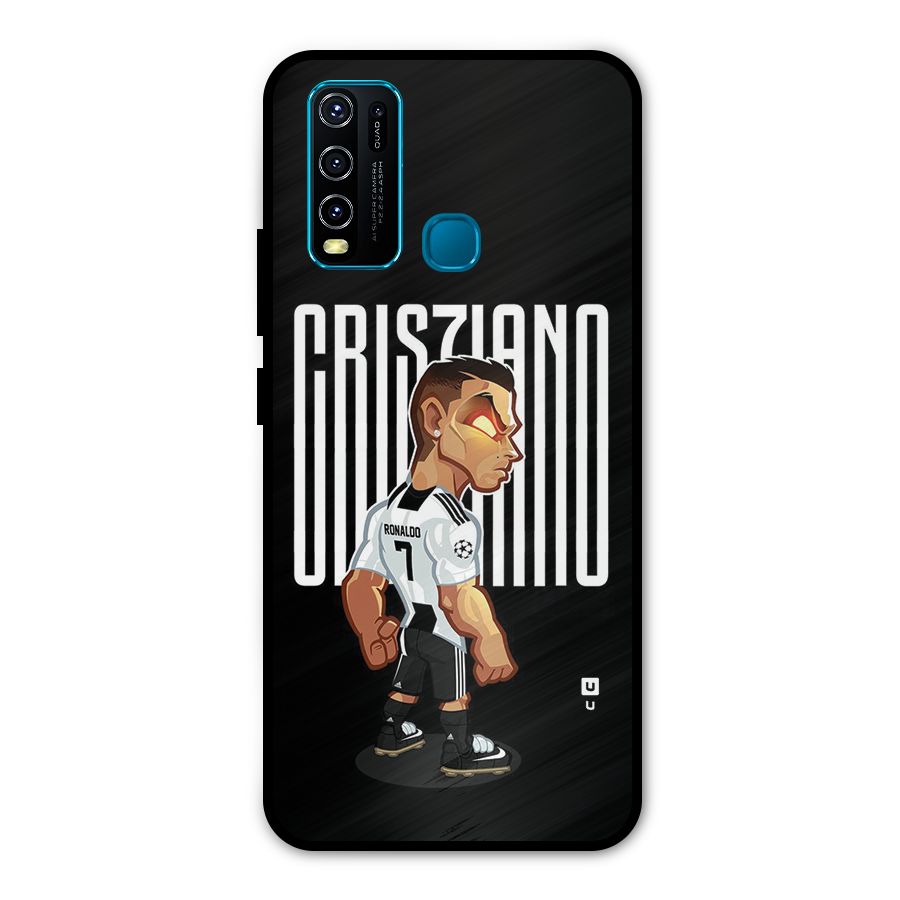 Soccer Star Metal Back Case for Vivo Y30