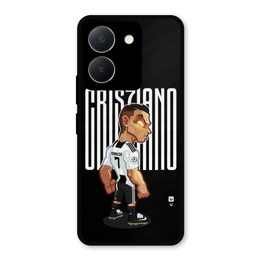 Soccer Star Metal Back Case for Vivo Y36