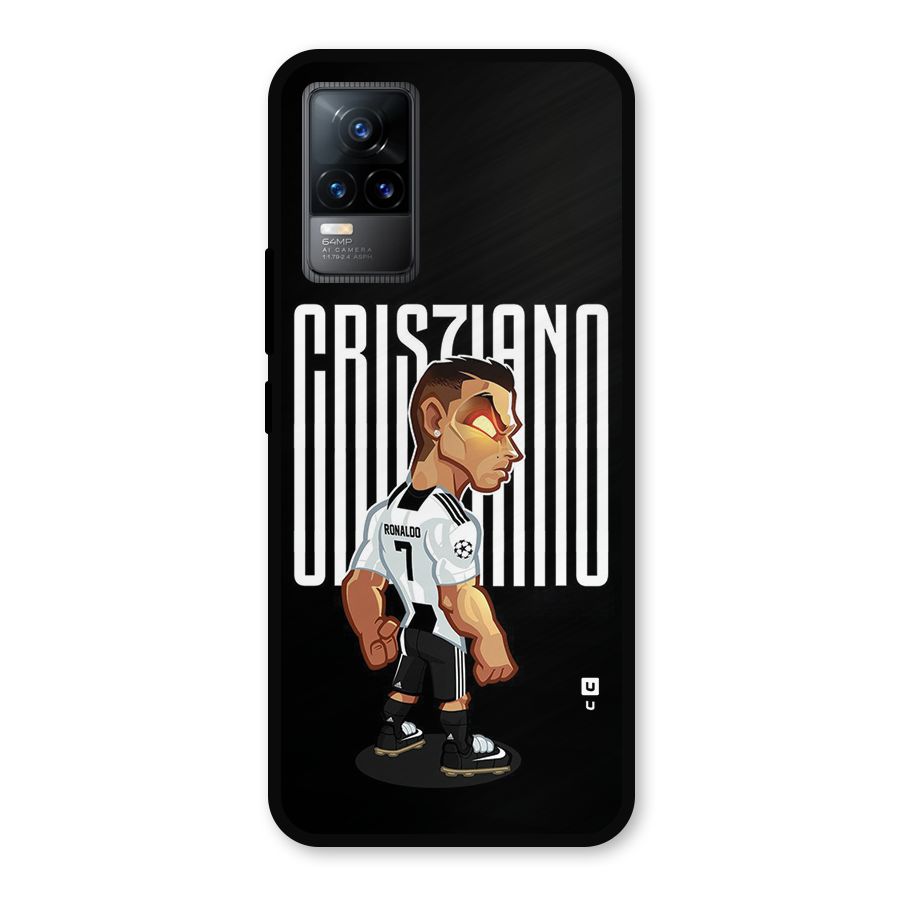 Soccer Star Metal Back Case for Vivo Y73