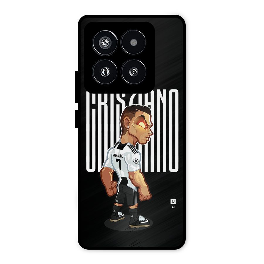 Soccer Star Metal Back Case for Xiaomi 14 Pro