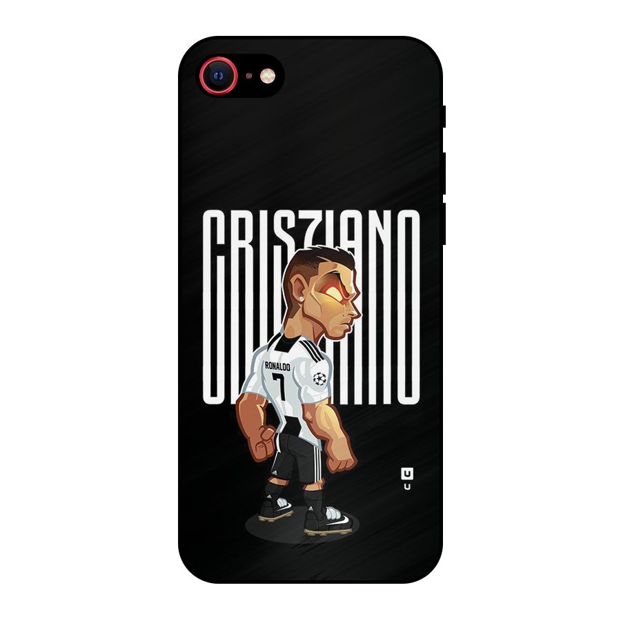 Soccer Star Metal Back Case for iPhone SE 2022