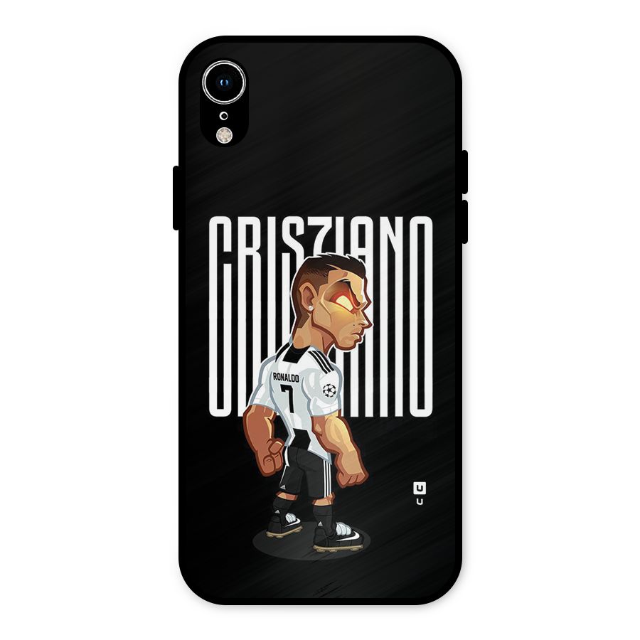Soccer Star Metal Back Case for iPhone XR